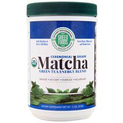 Green Foods Matcha Green Tea Energy Blend - Ceremonial Grade 11 oz