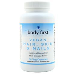 Body First Vegan Hair, Skin & Nails 90 vcaps