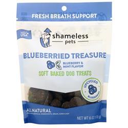 Shameless Pets Soft Baked Dog Treats Blueberried Treasure 6 oz