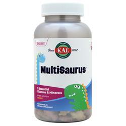 KAL Dinosaurs - Multisaurus Vitamins & Minerals Berry, Grape & Orange 180 chews